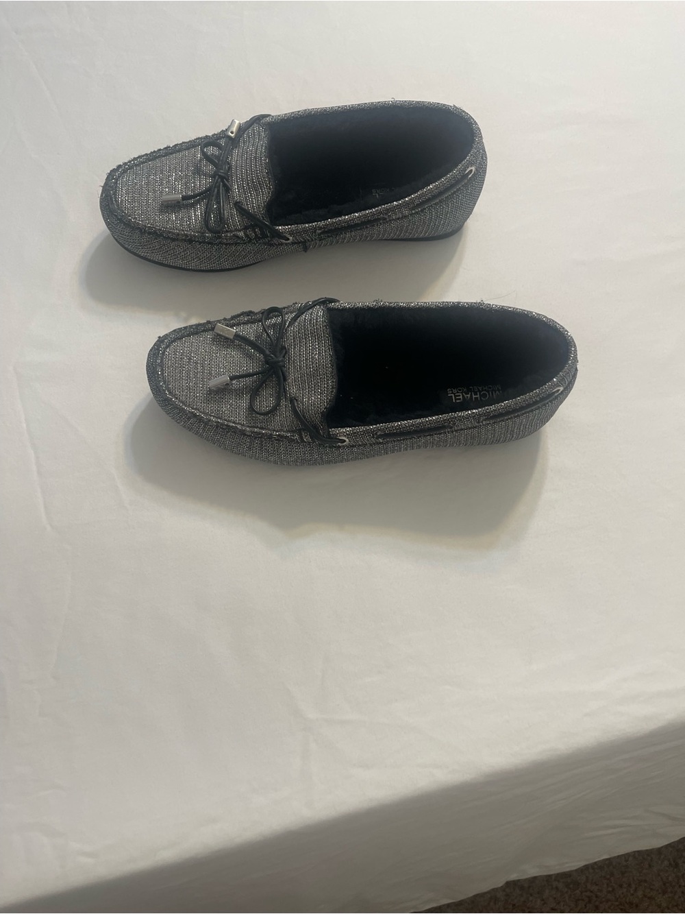 Michael Kors Woman’s Black Slip-On Loafers with Bow - Picture 5 of 7